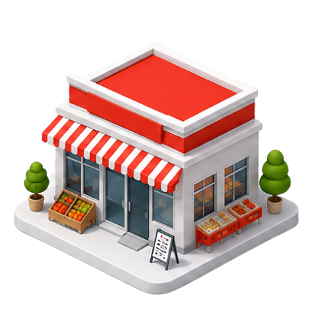 Ilustrasi smart minimarket WEMART
